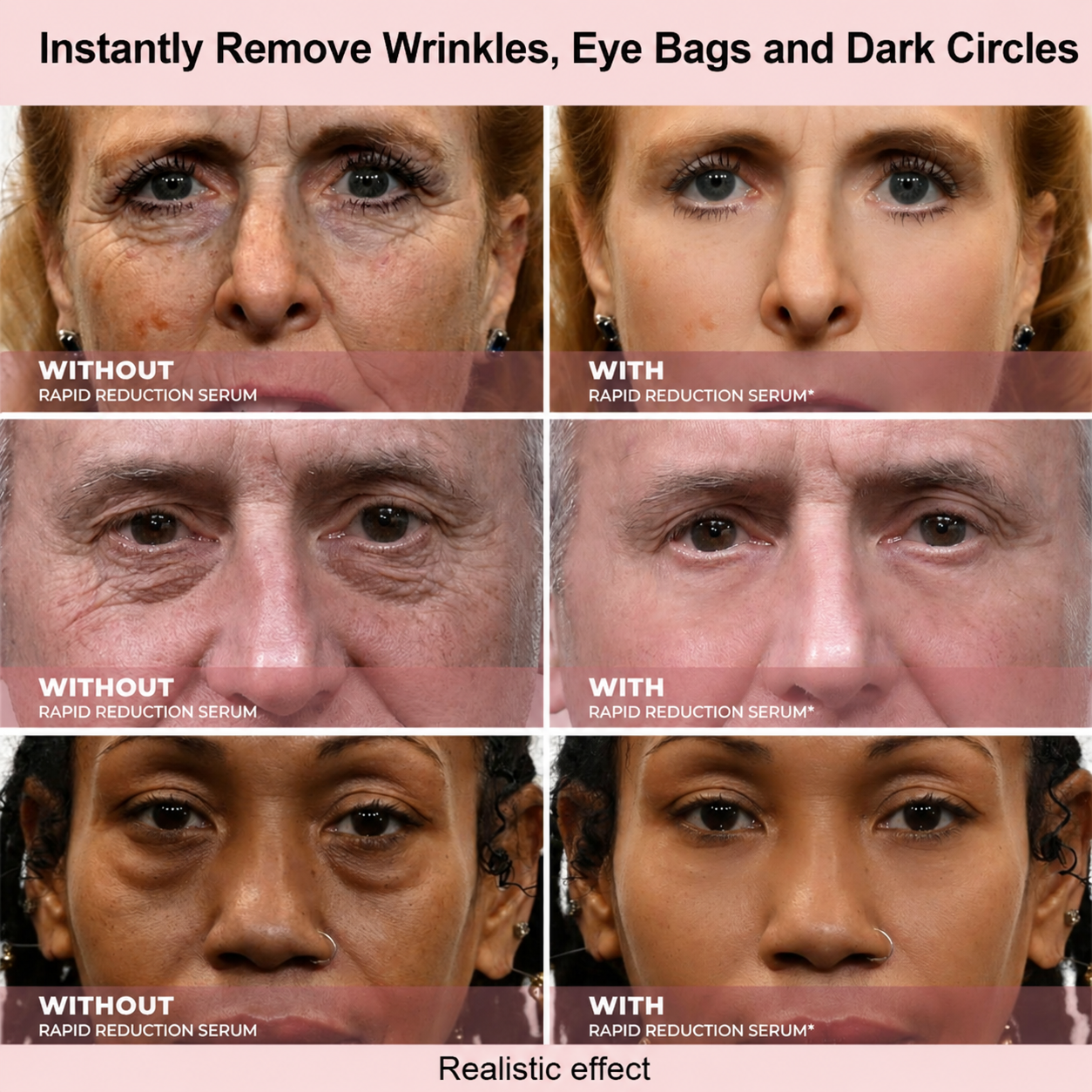 Results in 60 Seconds - Lunivéa Rapid Wrinkle-Reducing Serum for Wrinkles, Bags & Dark Circles