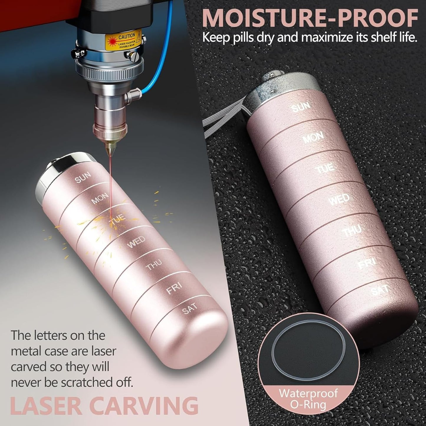 ✨Metal Pill Organizer🎁