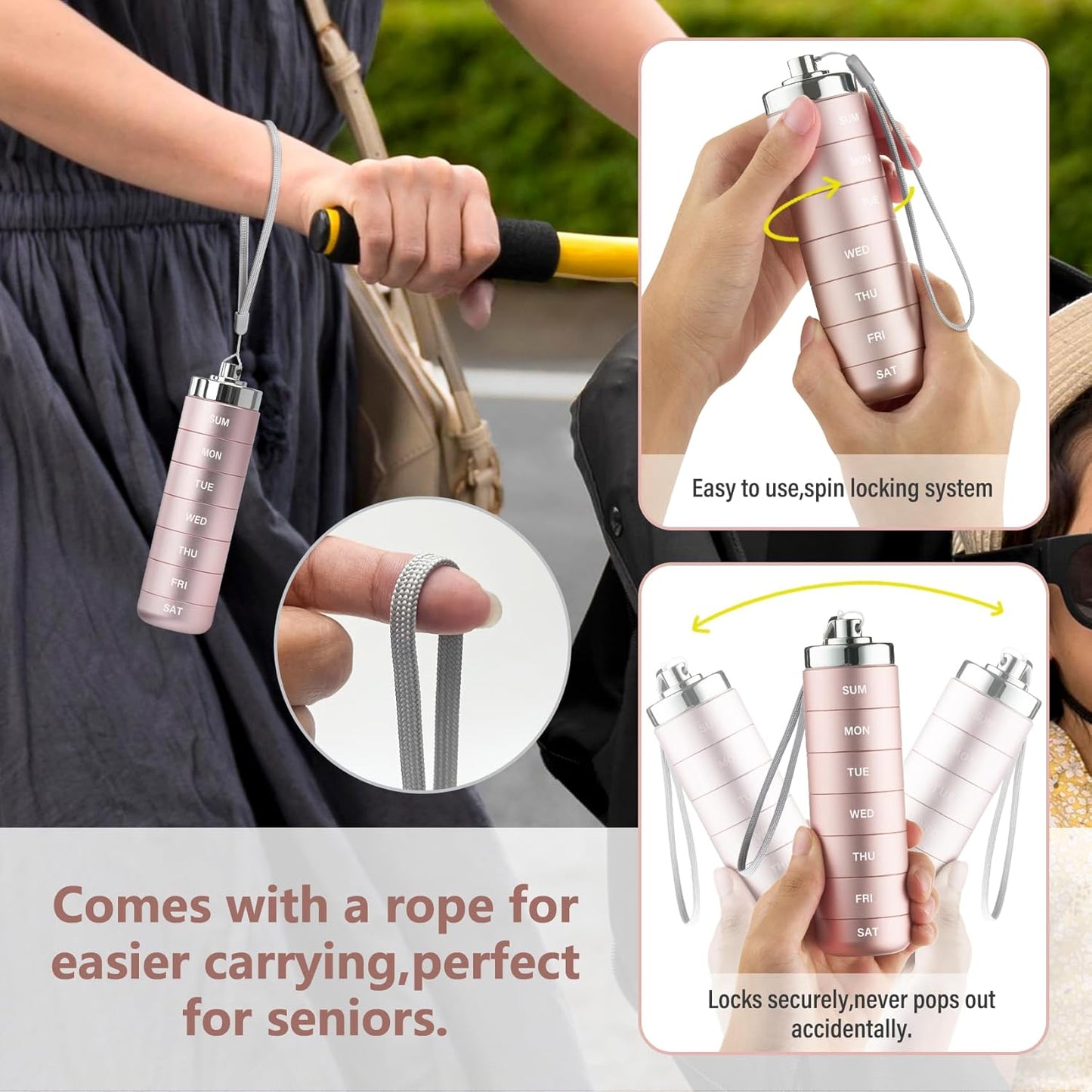 ✨Metal Pill Organizer🎁