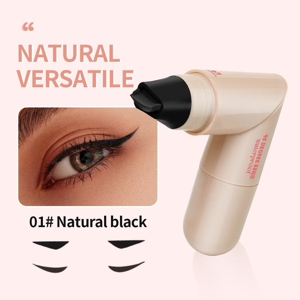 ✨Dual-Head Waterproof Eyeliner Pen 🎁– Rotating Winged Stamp for Precise, Easy Application
