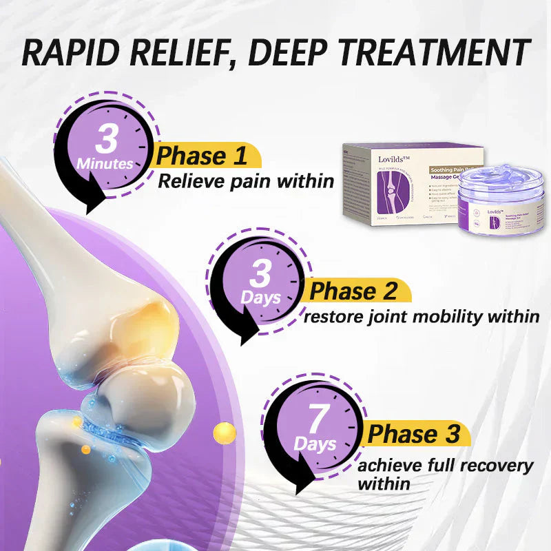 LOVILDS™ Herbal Ache Soothing Gel – Infused with Turmeric & Emu Oil for Joint Care