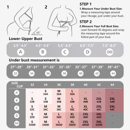 🎄✨Holiday Offer Ends Soon! Women’s Wireless Deep V Push-Up Bralette 🔥— Ultra-Comfortable T-Shirt Bra