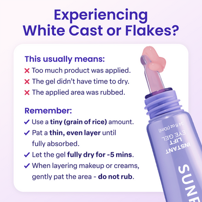 NEW Instant Lift Eye Gel - For the look of Puffiness & Bags, Wrinkles, Fine Lines and Dark Circles