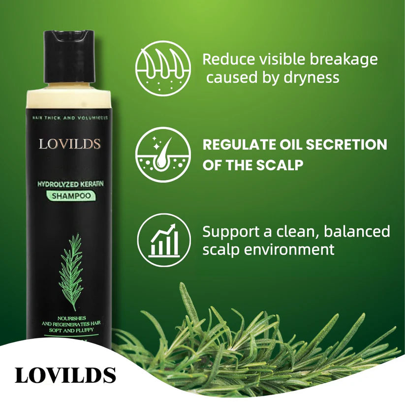 🔥50%OFF LOVILDS® Botanical Repair Keratin Shampoo