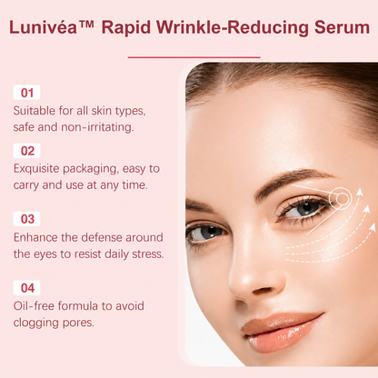Results in 60 Seconds - Lunivéa Rapid Wrinkle-Reducing Serum for Wrinkles, Bags & Dark Circles
