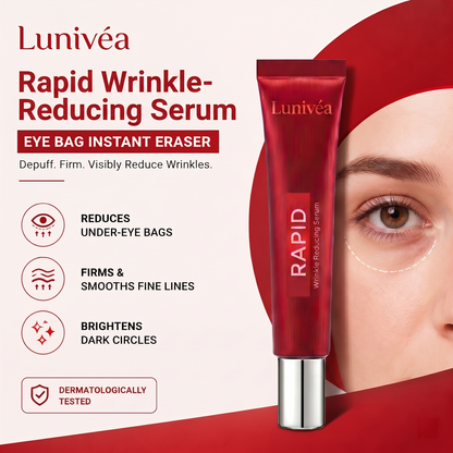 Results in 60 Seconds - Lunivéa Rapid Wrinkle-Reducing Serum for Wrinkles, Bags & Dark Circles